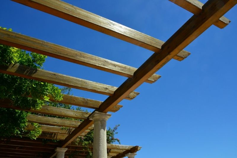 removable pergola