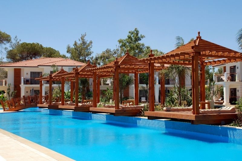 pergola natural wood